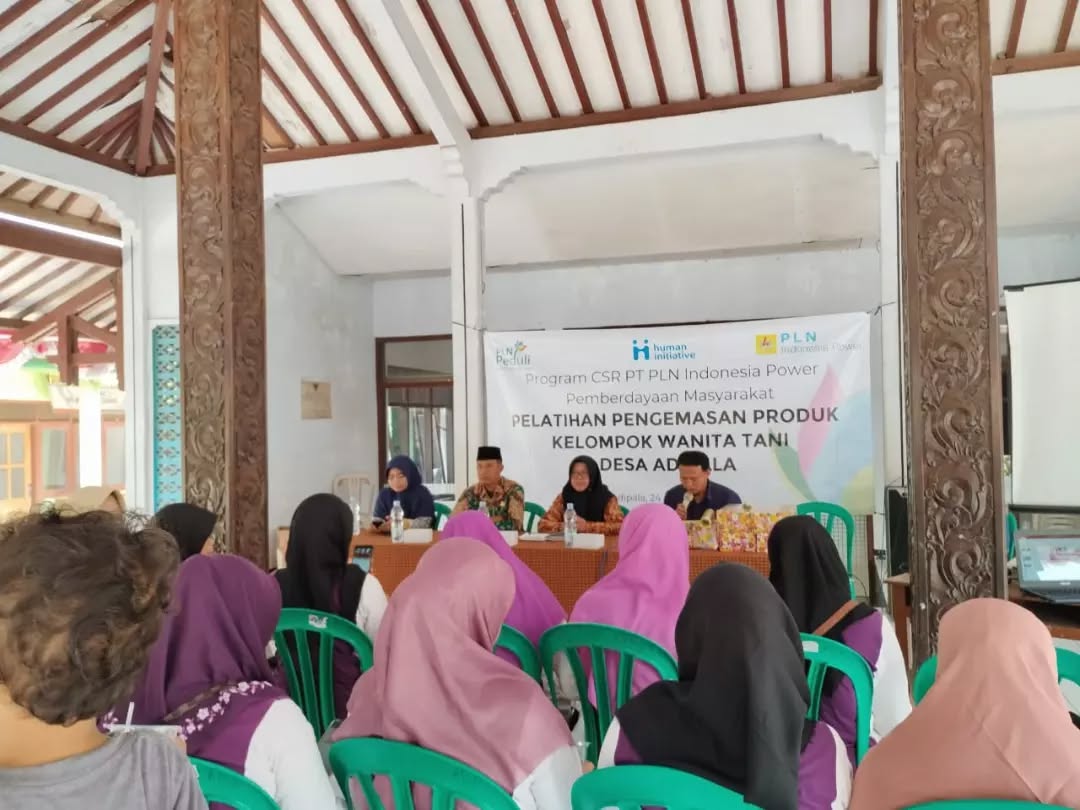 Pelatihan Kemasan Produk Kelompok Wanita Tani Desa Adipala